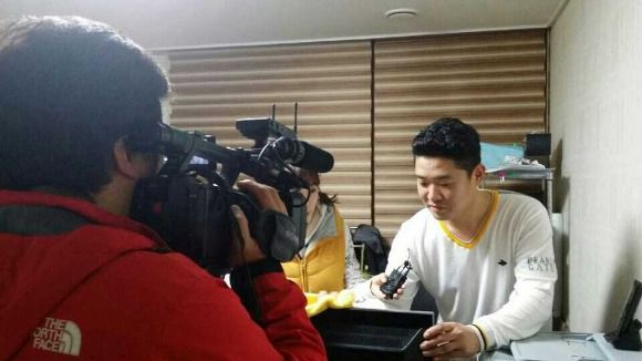 방송촬영중